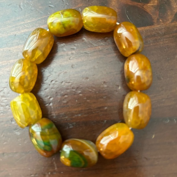 Tibetan Glass Bead Bracelet - Picture 3 of 6